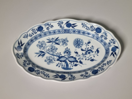 Zwiebelmuster Hutschenreuther grote ovale schaal 34,5 cm