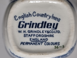 Engels blauw Grindley Country Inns kannetje 8,5 cm