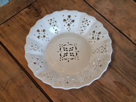 Authentic Leeds Pottery Tazza op hoge voet (rond)