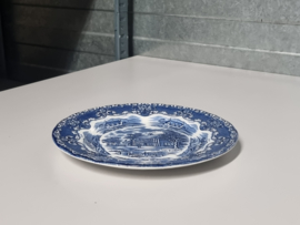 Engels blauw Grindley Country Inns ontbijtbord 20 cm