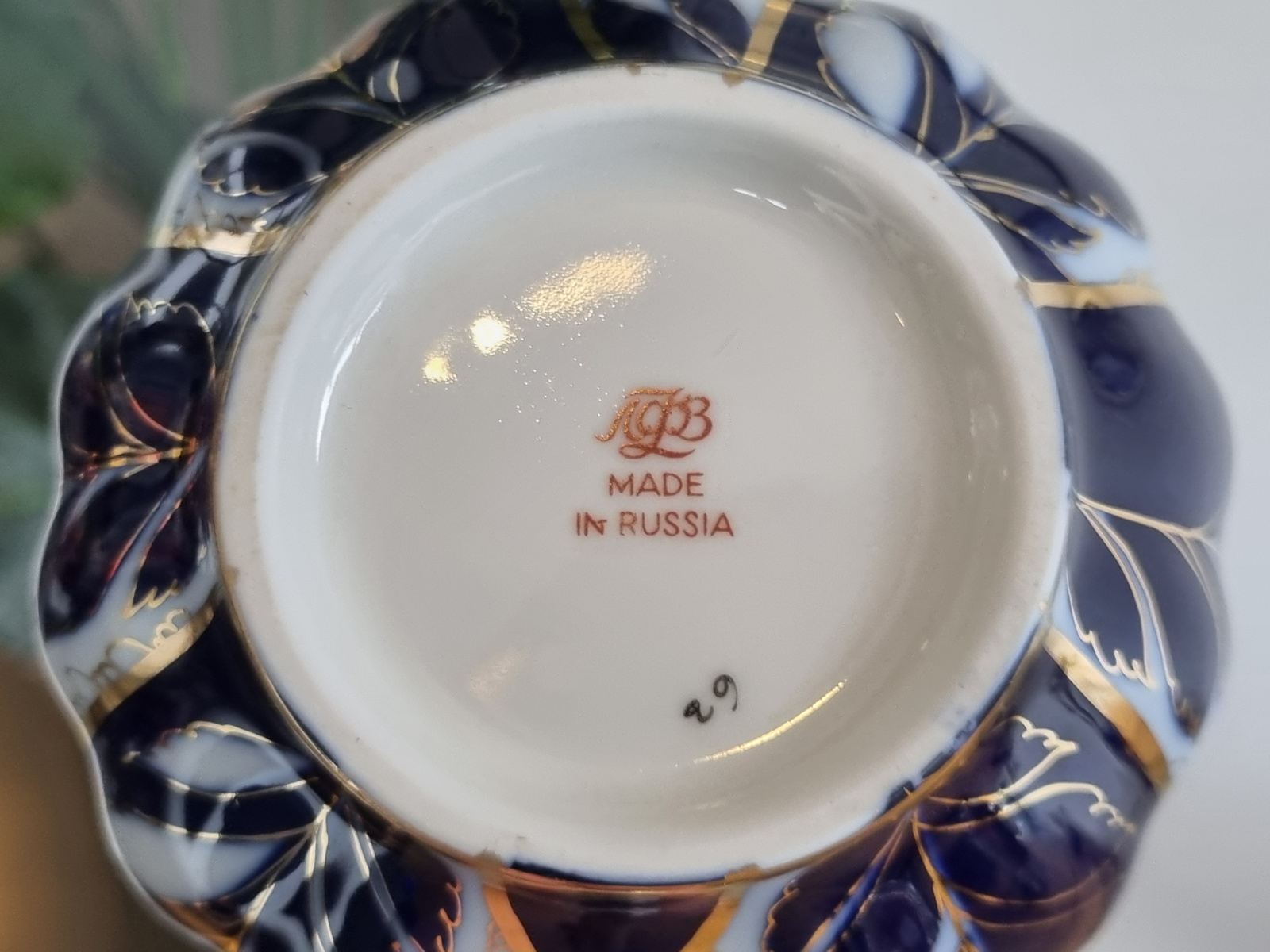 Lomonosov blauw Winternight Theepot 0,6 liter