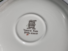 Engels Spode Copeland Chinese Rose soepkom met schotel (hoog model)