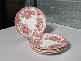 Engels rood Enoch Wedgwood Asiatic Pheasants Theeservies 5-pers.