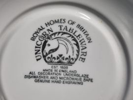 Engels rood Enoch Wedgwood Royal Homes Of Britain hoge ronde schaal 21 cm