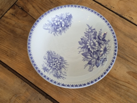 Société Céramique Cilla Lila tazza, ronde schaal op voet 22,5 cm