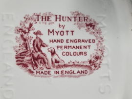 Engels rood Jachtservies Myott The Hunter Theepot 1,2 liter