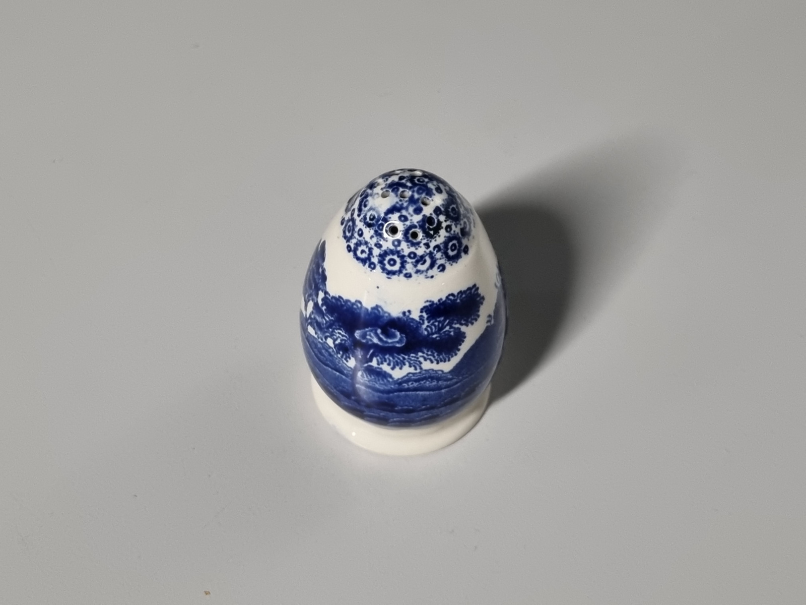 Engels Copeland Spode's Tower blauw Zoutvaatje