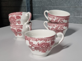 Engels rood Enoch Wedgwood Asiatic Pheasants Theeservies 5-pers.
