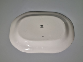 Engels Copeland Spode's Tower blauw rechthoekige schaal 27 cm