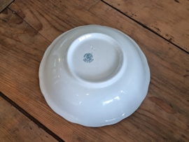 Societe Ceramique Andree petrol Serveerschaal rond 24 cm