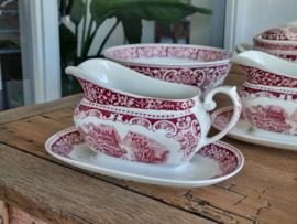 Regout Castillo Old England rood compleet Eetservies 6-pers.