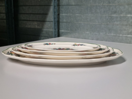 Villeroy en Boch Alt Strassburg set 4x ovale schalen