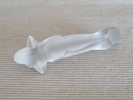 Leerdam Lucienne Bloch Glas Teckel helder glas