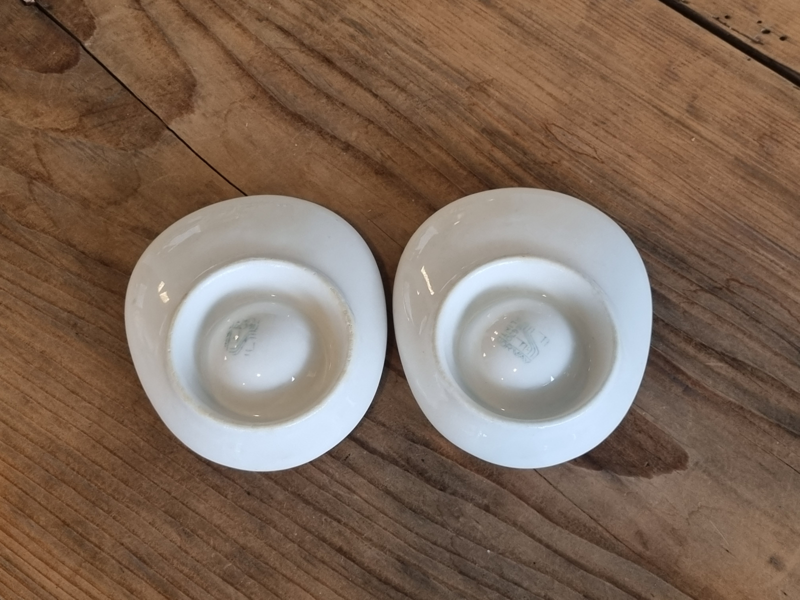 Vintage Figgjo Flint Norway decor Menu set 2x Eierdopje