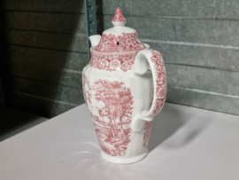 Engels rood British Anchor Memory Lane Koffieservies 8-pers.