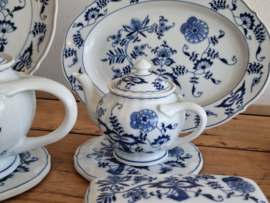 Blue Danube koffieservies theeservies ontbijtservies 6 personen