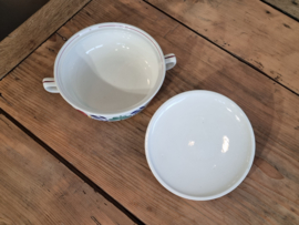 Boerenbont Boch dekschaal terrine 17 cm (zwart stempel)
