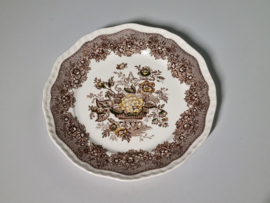 Engels bruin Ascot plat dinerbord 25 cm
