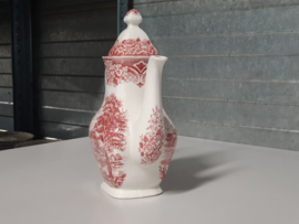 Engels rood Grindley decor Homeland koffiepot theepot 18 cm