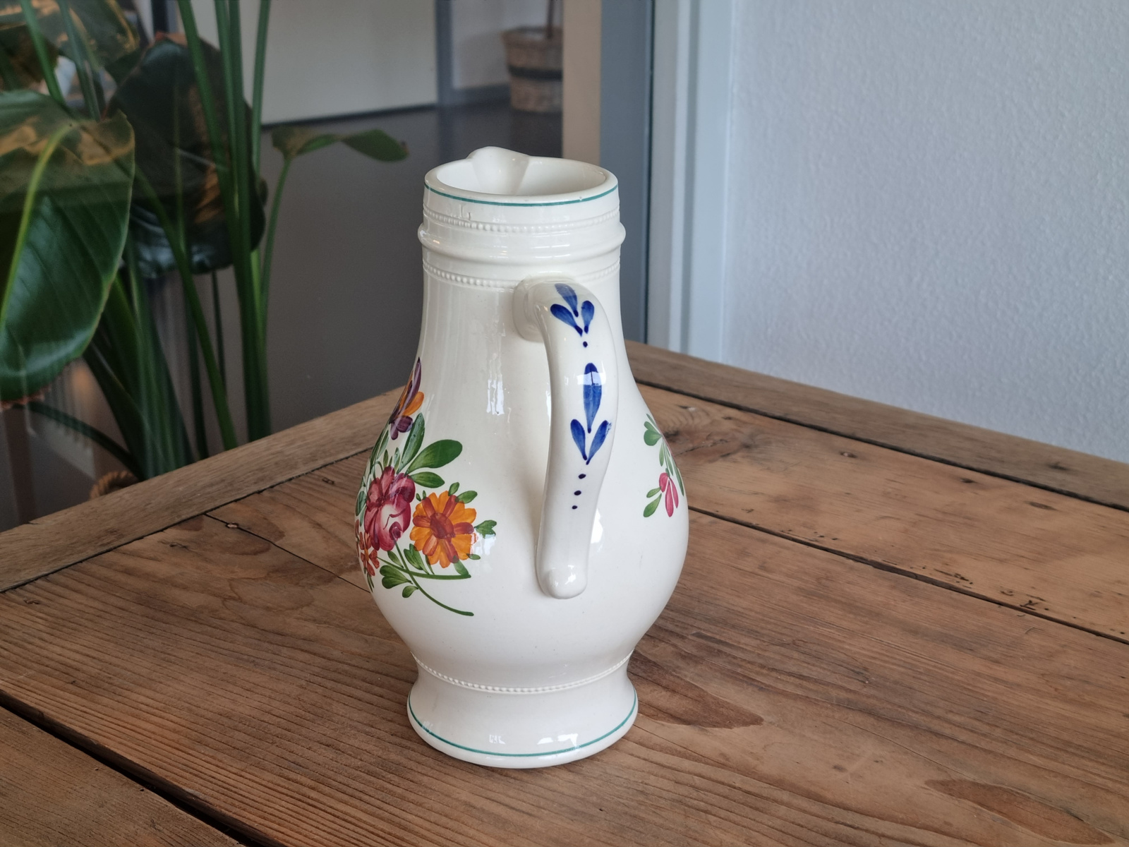 Frans Sarreguemines Rusticana Schenkstel Kan met Bekers 7-pers.