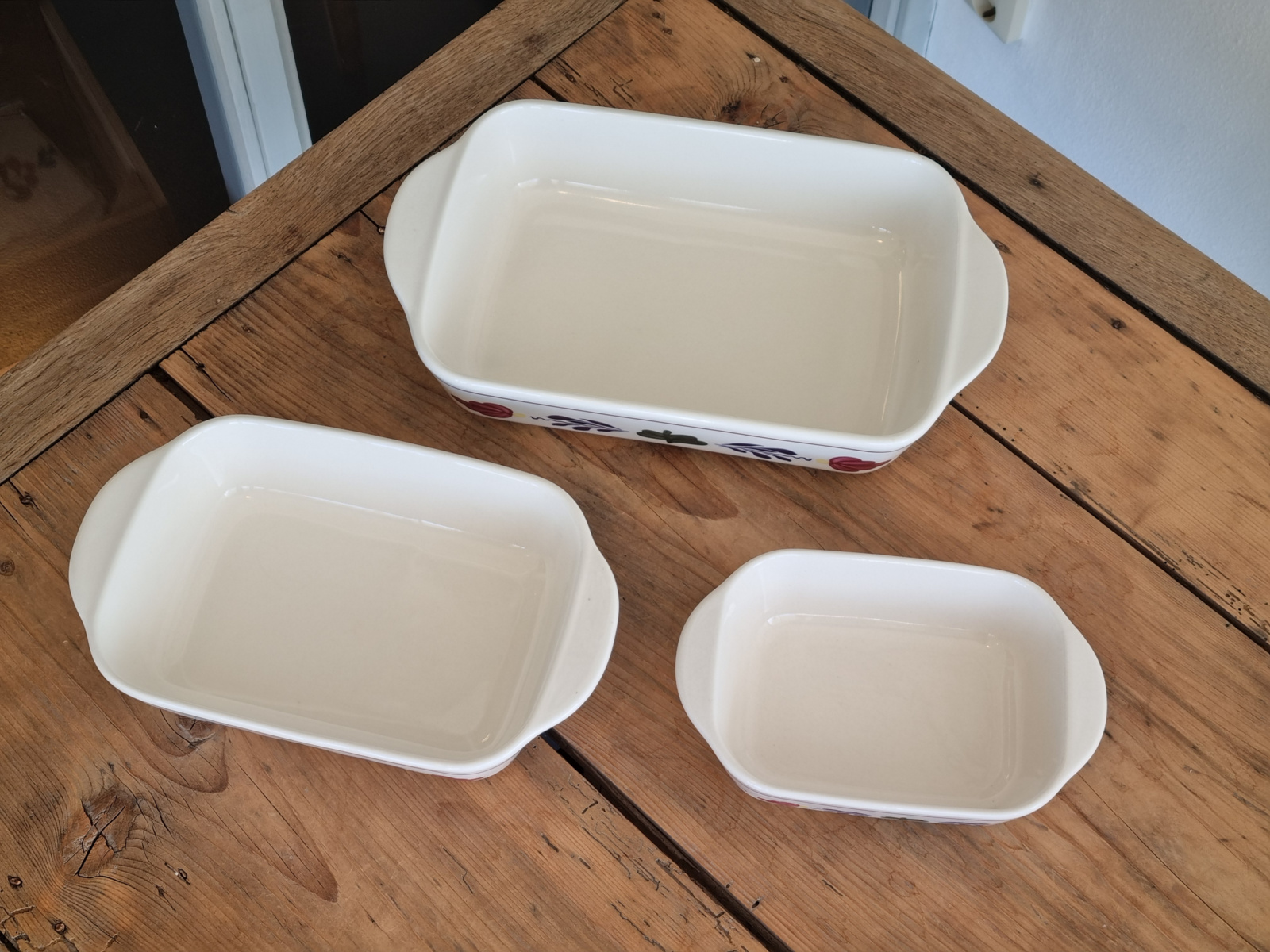 Boerenbont Boch set 3x ovenschaal