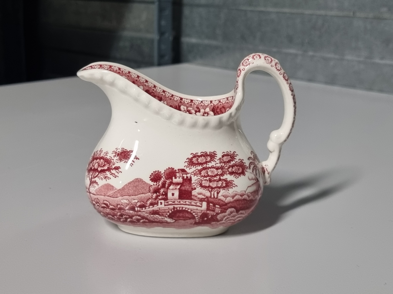 Engels Copeland Spode's Tower rood Roomstel (robuust model)