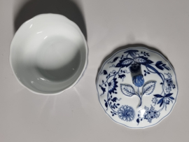 Zwiebelmuster Hutschenreuther ronde Schaal met deksel 14,5 cm