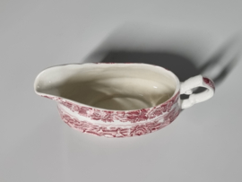 Engels rood Woods Ware Sauskom met oor