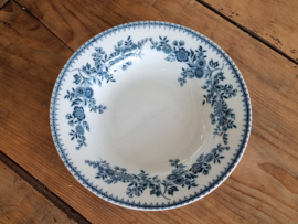 Société Céramique Bruges blauw diep pasta curry bord 23 cm