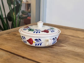Boerenbont Boch dekschaal terrine 17 cm (zwart stempel)