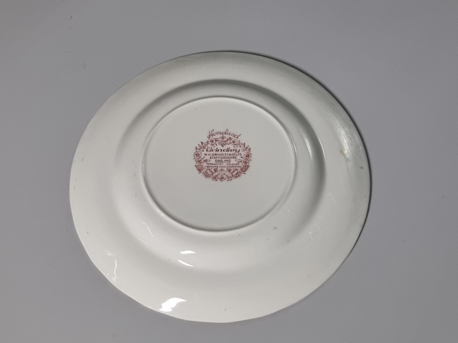 Engels rood Grindley Homeland Plat Dinerbord 25,5 cm