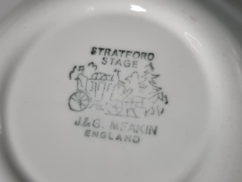 Engels bruin Meakin Stratford Stage Serveerschaaltje 13,5 cm