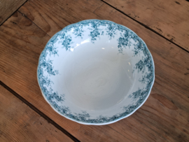 Societe Ceramique Andree petrol Serveerschaal rond 24 cm