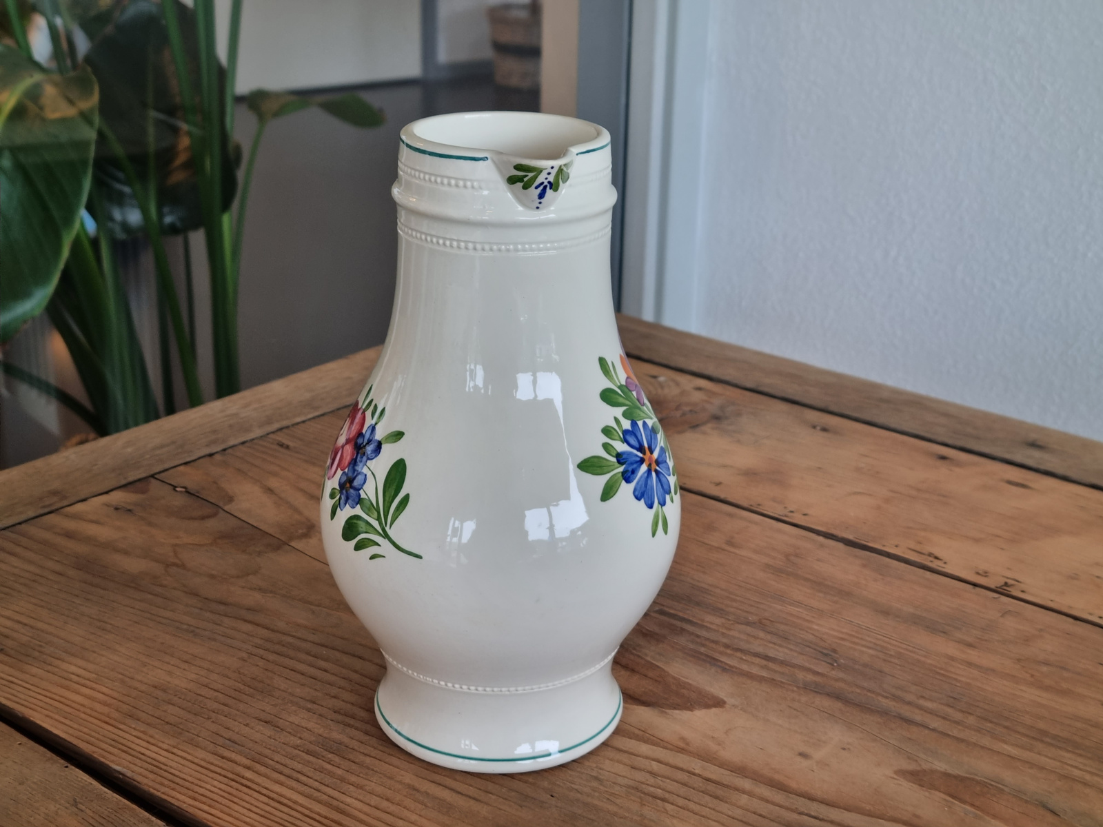 Frans Sarreguemines Rusticana Schenkstel Kan met Bekers 7-pers.