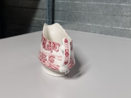 Engels rood Woods Ware Sauskom met oor