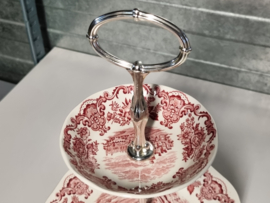 Enoch Wedgwood Royal Homes rood of Britain Etagere 3-laags