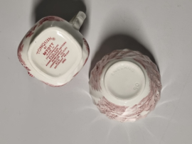 Engels rood Myott Tonquin roomstel