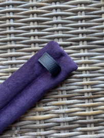 Kopstuk onderlegger matte velvet dark purple