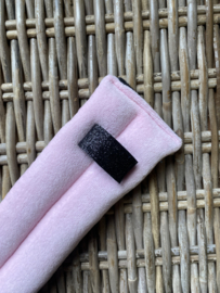 Kopstuk onderlegger matte velvet light pink