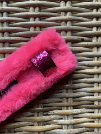 Nasen unterlage budget pelz hot pink