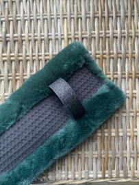 Lungingpad budget fur dark green