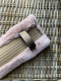 Longierunterlage budget pelz dusky pink