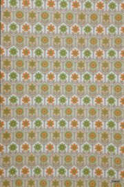 70s bloemen behang