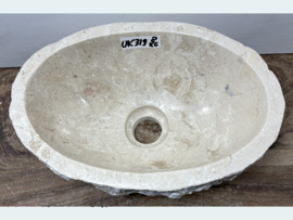 Pompbak wc natuursteen beige UK319 (31x21cm)