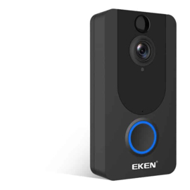 Wifi deurbel intercom video camera deur bel ring eufy EKEN V7 + app